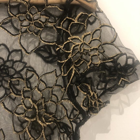 FOREVER 21 SHEER MINI DRESS/TOP SIZE SMALL - Picture 3 of 5